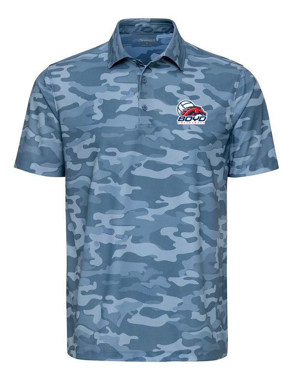 Boyd Volleyball Paragon Blue Camo Polo