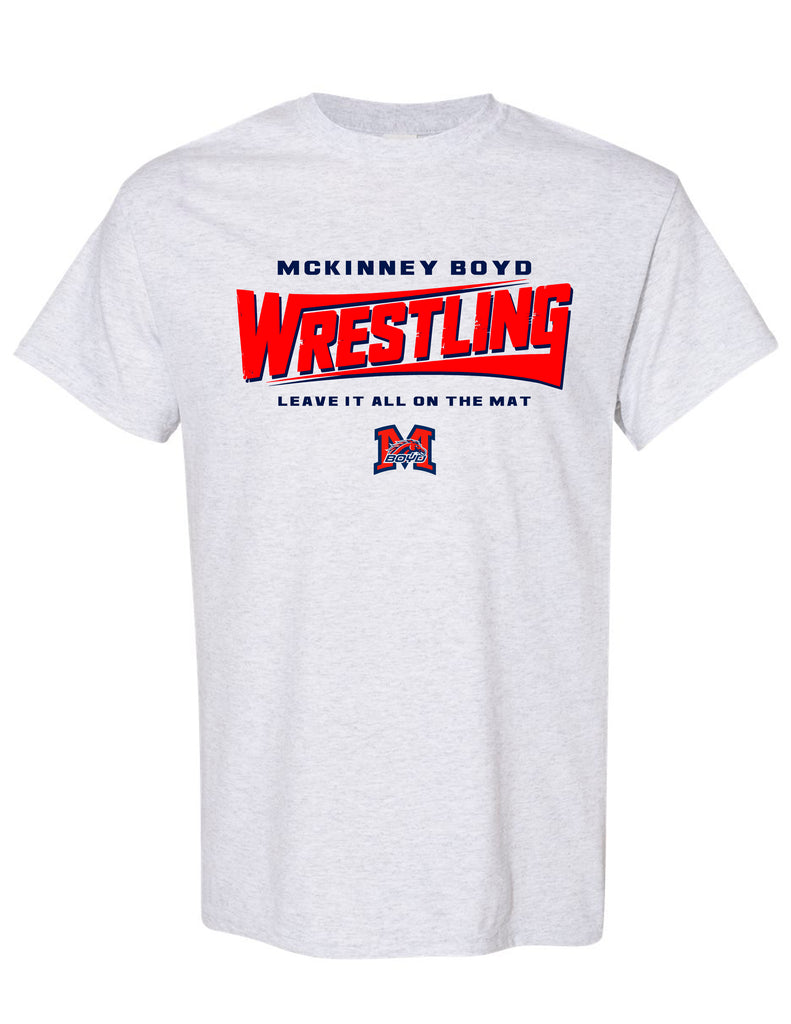 Boyd Wrestling Ash Gray Leave It On The Mat SS Tee