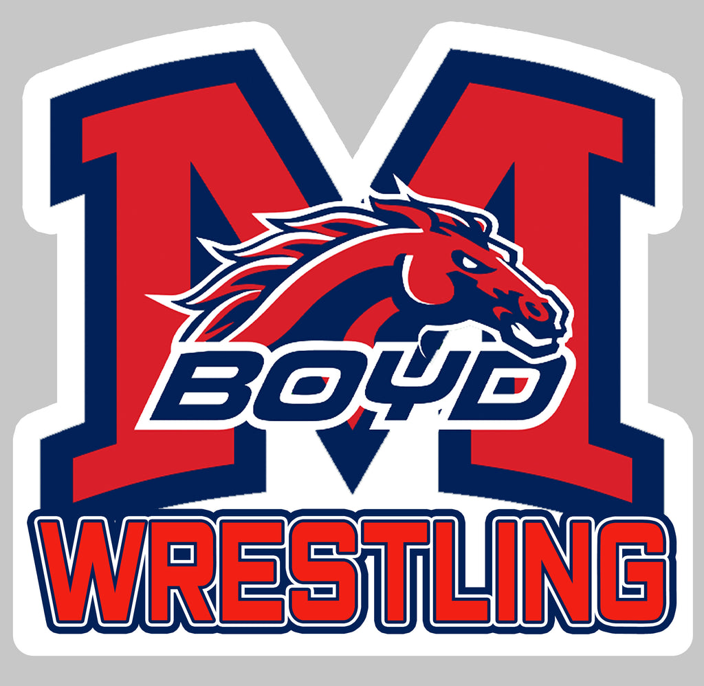 Boyd Wrestling Car Decal