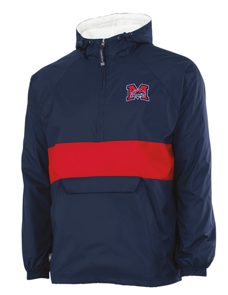 Boyd Wrestling Charles River All-Weather Lined Pullover with Embroidered Logo
