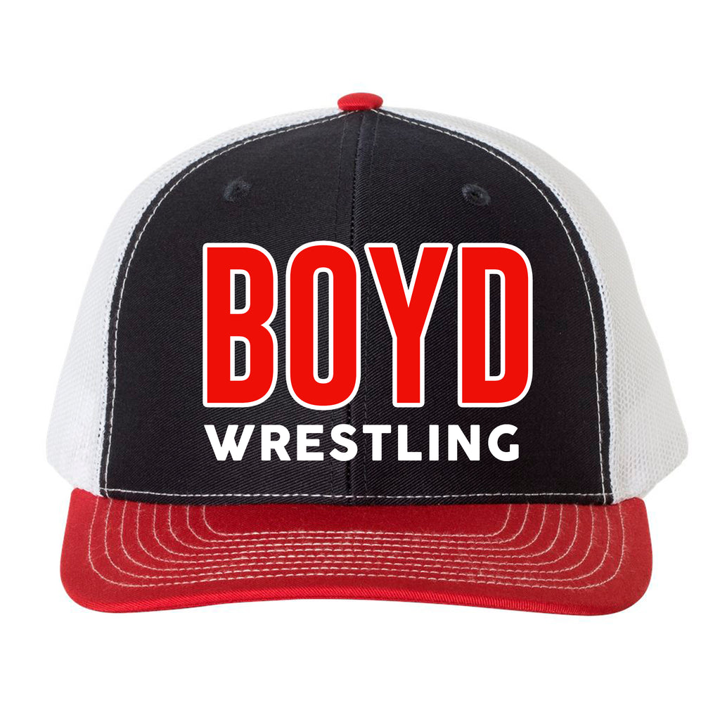 Boyd Wrestling Richardson Tricolor Embroidered Snapback