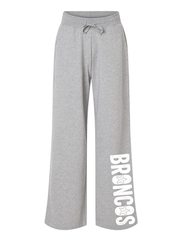 Broadway Broncos Gray American Apparel Wide Leg Pant w/ Printing
