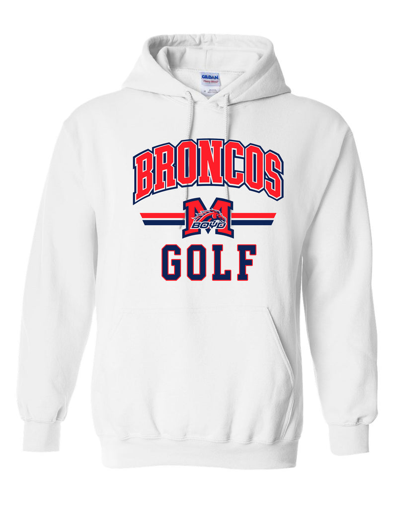 Boyd Golf White Stripe Design Hoodie