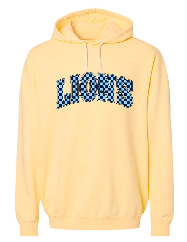 MHS English Checker Lions Lightweight Hoodie