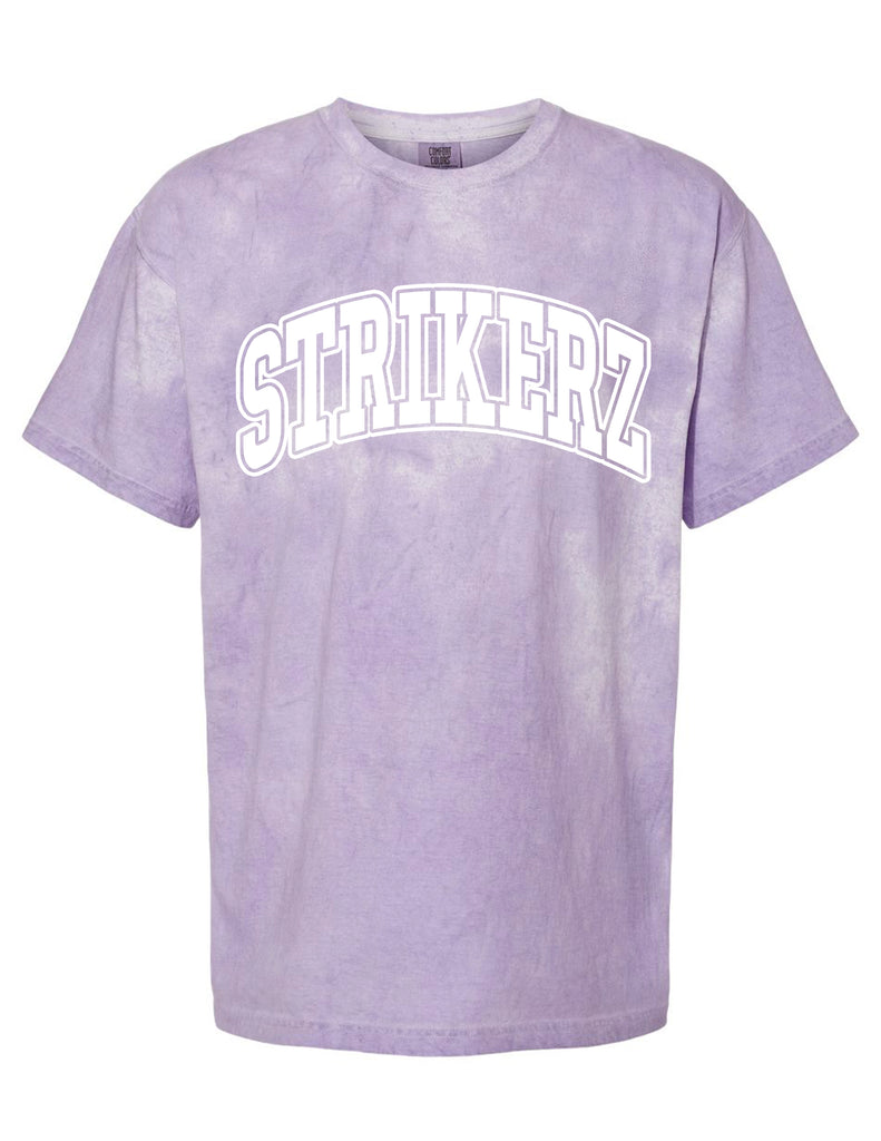 Strikerz Comfort Colors Purple Colorblast Oversized Print Tee