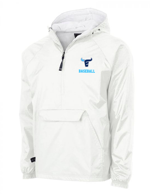 Emerson Baseball Charles River Solid White All Weather Pullover