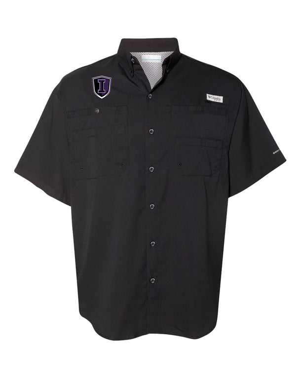 Indy Cheer Columbia Fishing Shirt Black