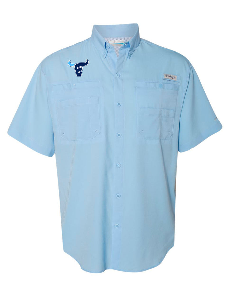 Emerson Football Sail Blue Columbia Fishing Shirt