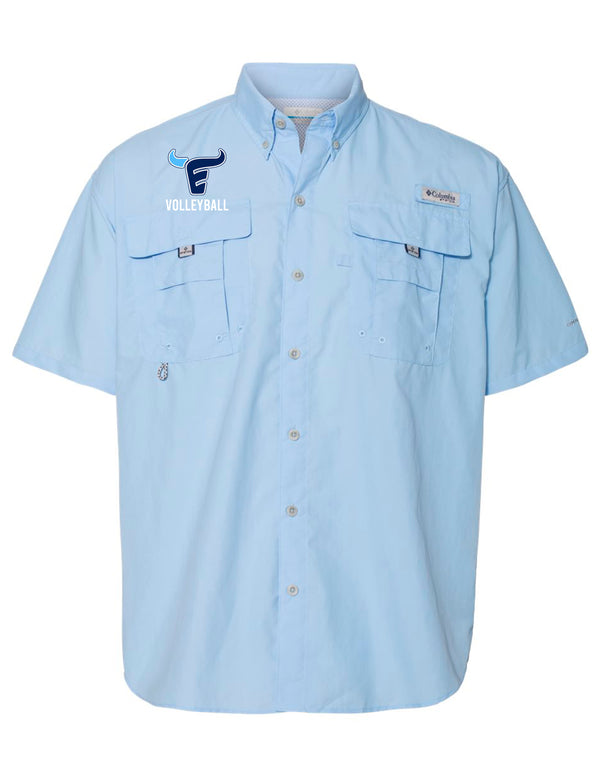 Emerson Volleyball Columbia Fishing Shirt Sail Blue