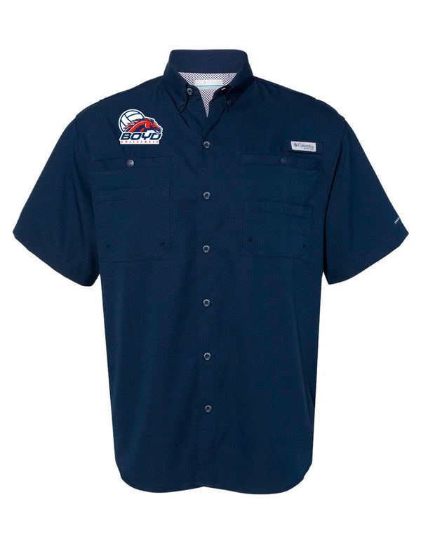 Boyd Volleyball Navy Columbia Fishing Shirt