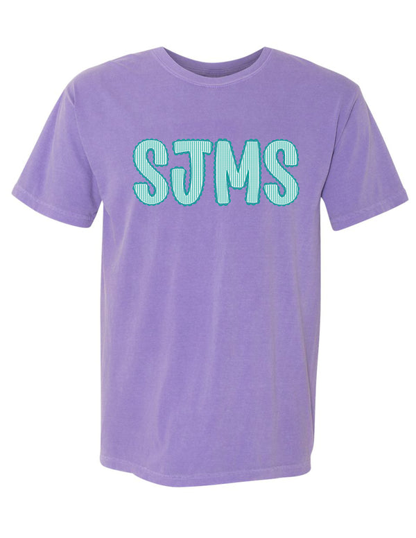 Scott Johnson Staff Comfort Color Violet Short Sleeve T-Shirt