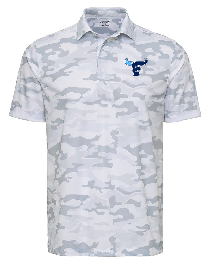 Emerson Cheer Paragon White Camo Polo (With or Without CHEER)
