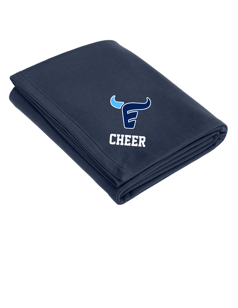 Emerson Cheer Port & Co. Navy Oversized Sweatshirt Blanket