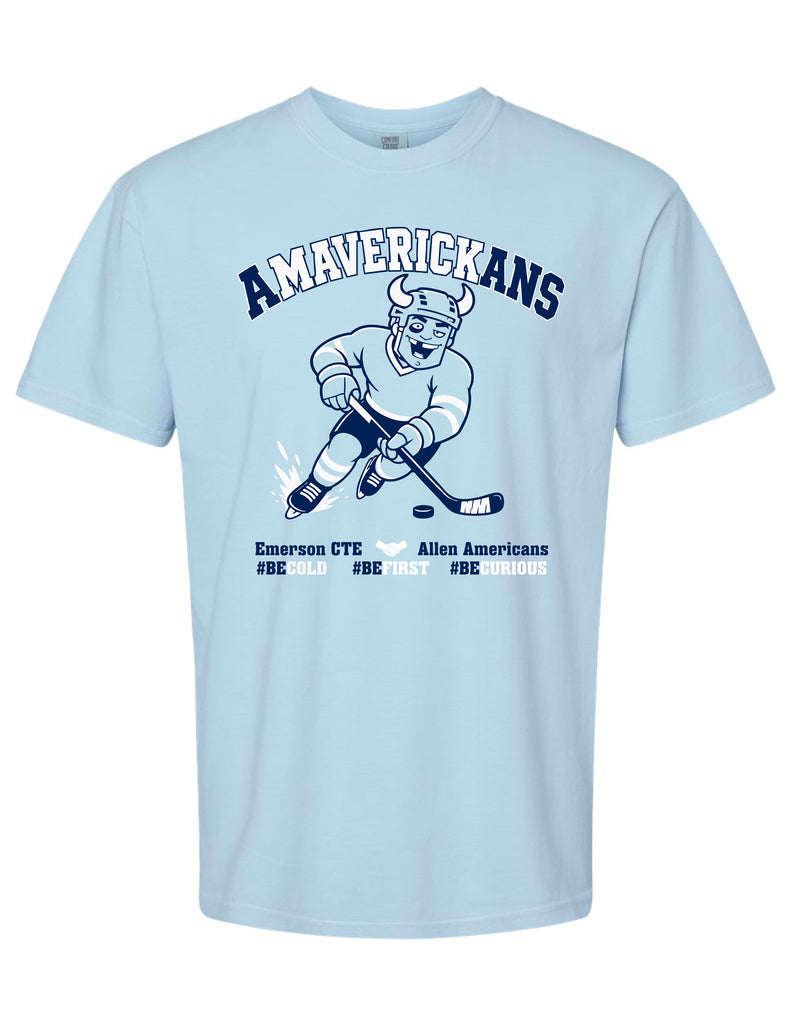 Emerson CTE Comfort Color Hydrangea Short Sleeve Tee