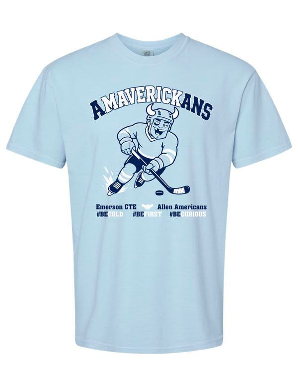 Emerson CTE Comfort Color Hydrangea Short Sleeve Tee