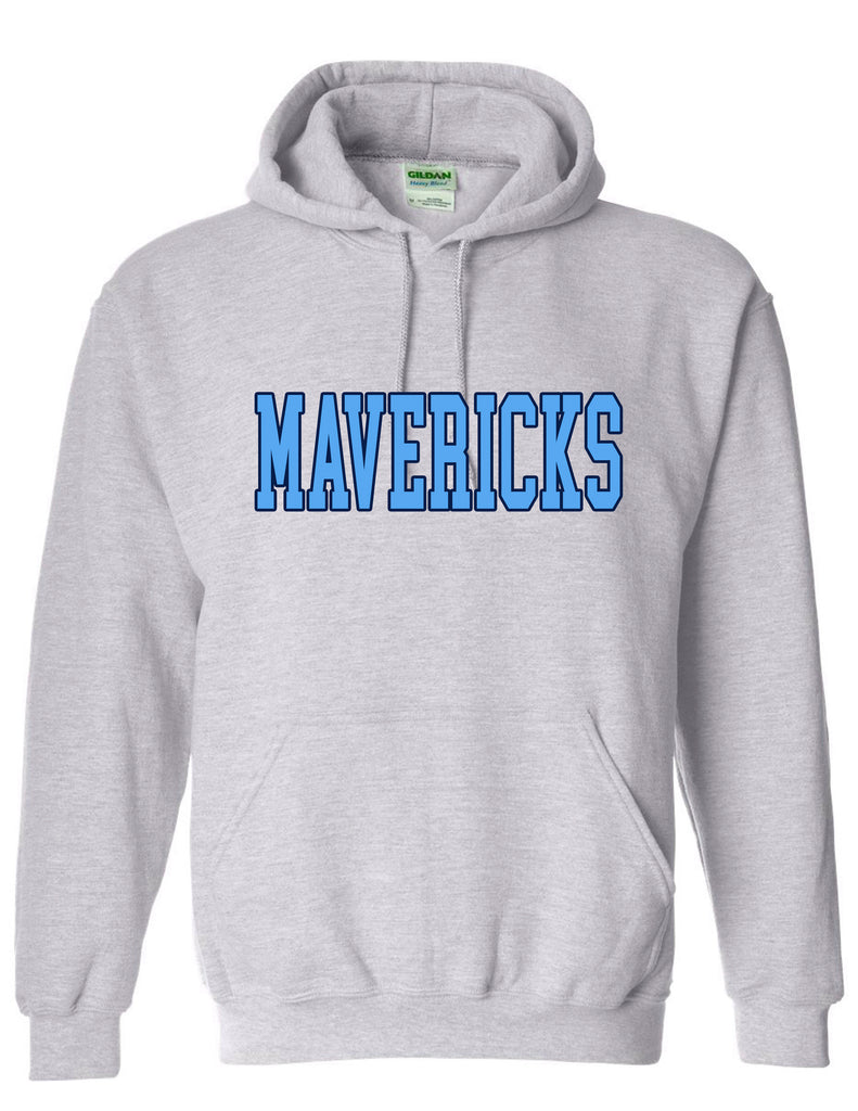 Emerson Cheer Ash Gray MAVERICKS Design Hoodie