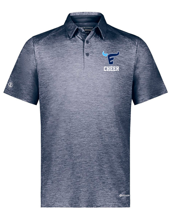 Emerson Cheer Holloway Heathered Polo (With or Without CHEER)
