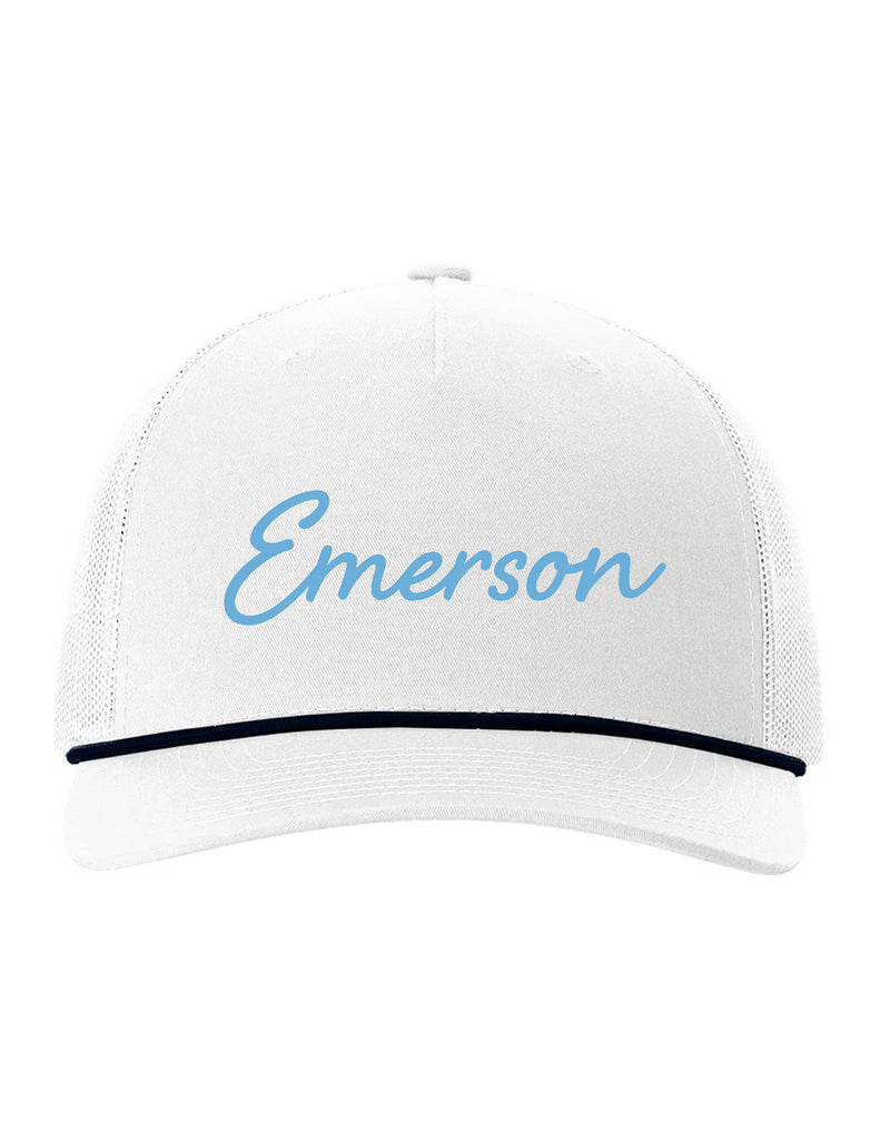 Emerson Cheer Richardson 112 FP White Rope Hat with Script