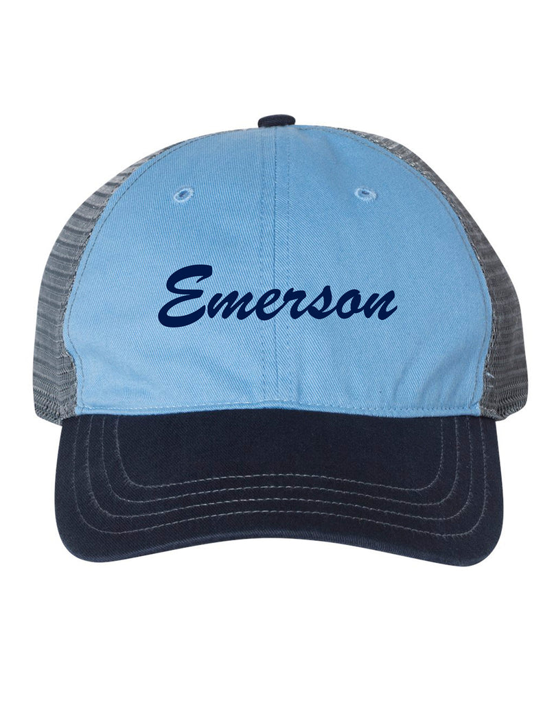 Emerson Cheer Richardson Unstructured Snapback Hat with Embroidered Script