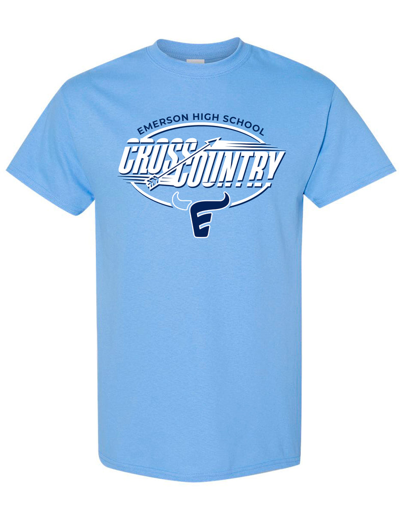 Emerson Cross Country Carolina Oval Design Tee