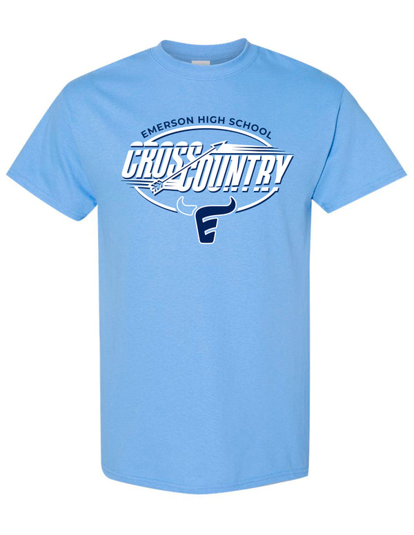 Emerson Cross Country Carolina Oval Design Tee