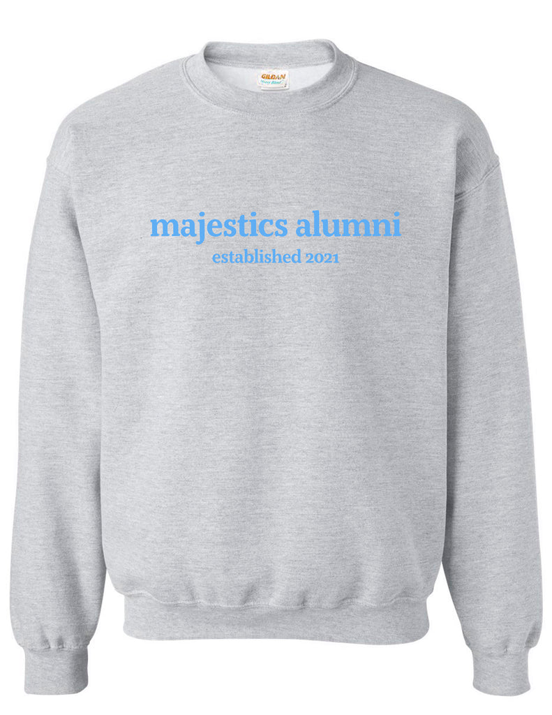Emerson Majestics Ash Gray Alumni Crewneck Sweatshirt
