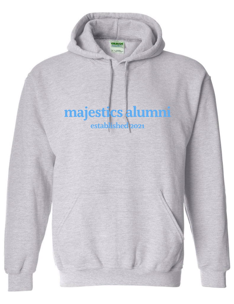 Emerson Majestics Ash Gray Alumni Hoodie
