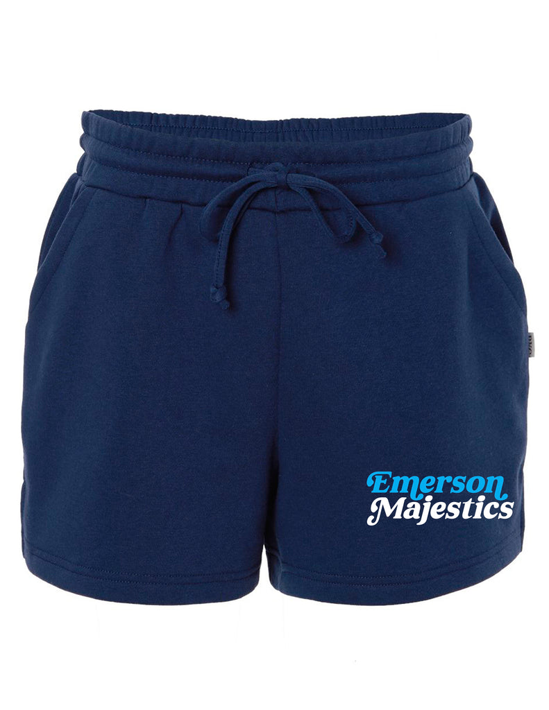 Emerson Majestics Boxercraft Navy Women's Fleece Shorts