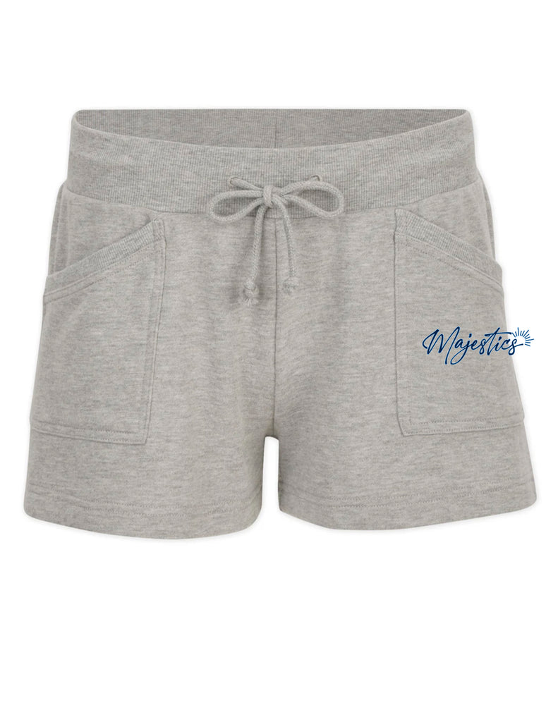 Emerson Majestics Boxercraft Oxford Gray Sarari Women's Fleece Shorts