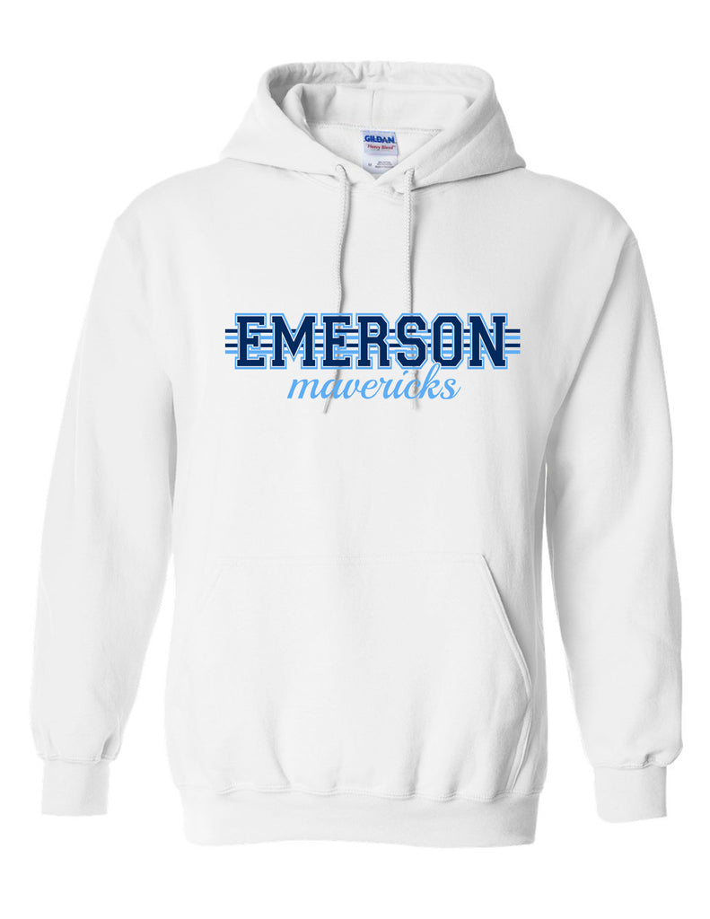 Emerson Majestics White Stripe Design Hoodie