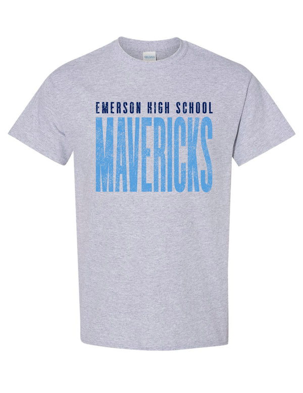 Emerson Volleyball Gildan T-Shirt Sports Gray Tall