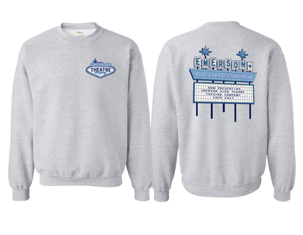 Emerson Theatre Marquis Gildan Ash Gray Crewneck