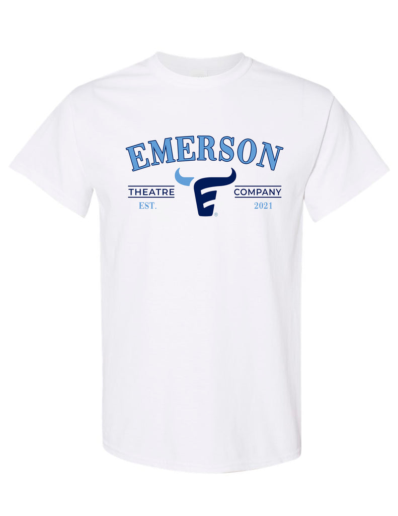 Emerson Theatre White Gildan Tee