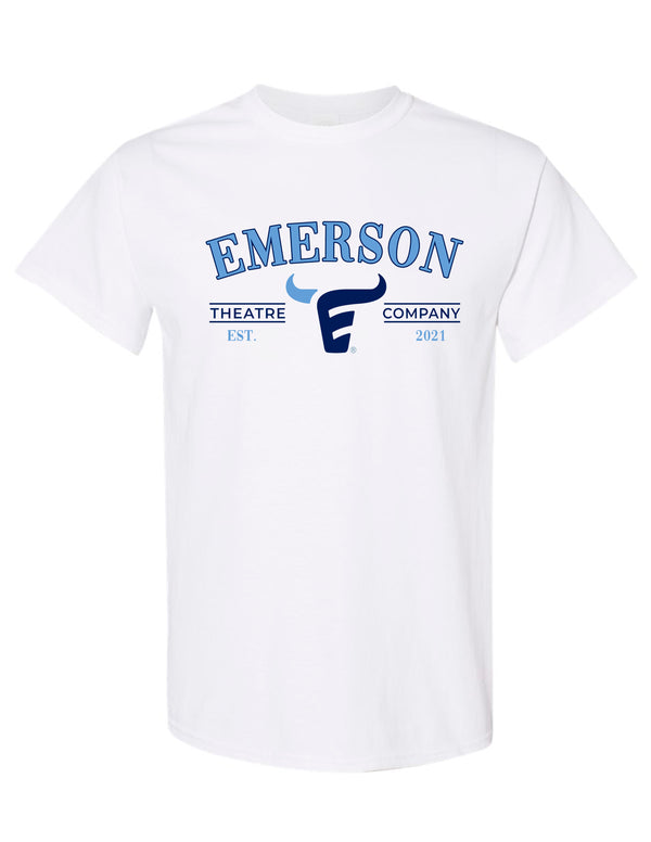 Emerson Theatre White Gildan Tee
