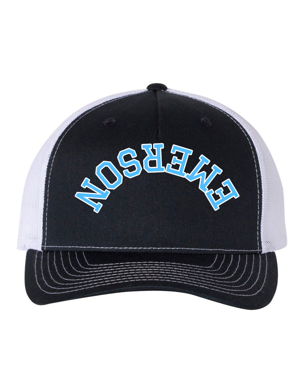 Emerson Soccer Navy & White Upside Down Snapback