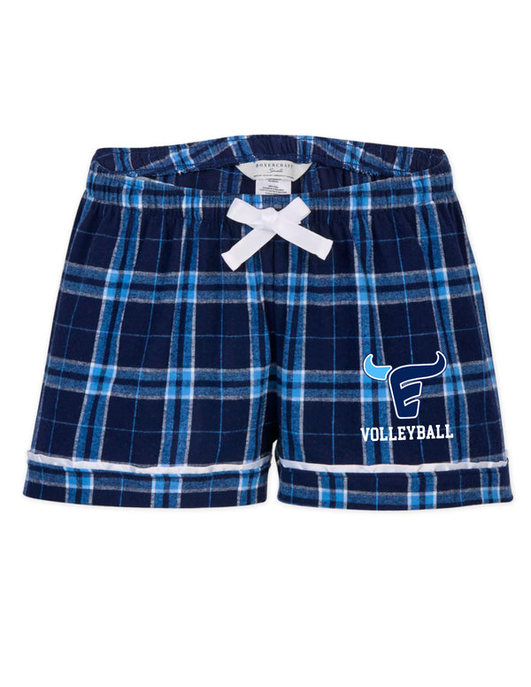 Emerson Volleyball Boxercraft Ladies Fit Embroidered PJ Shorts