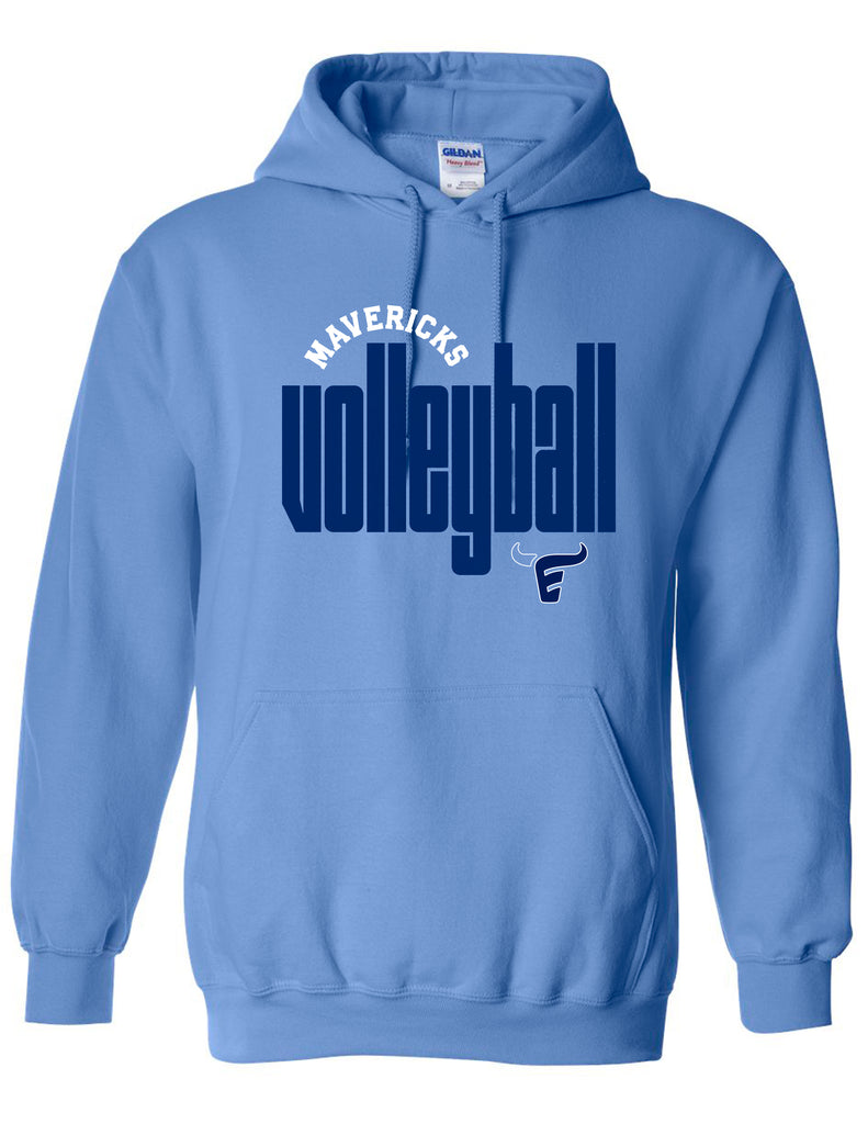 Emerson Volleyball Gildan Hoodie Carolina Blue