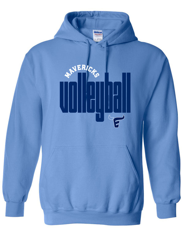 Emerson Volleyball Gildan Hoodie Carolina Blue