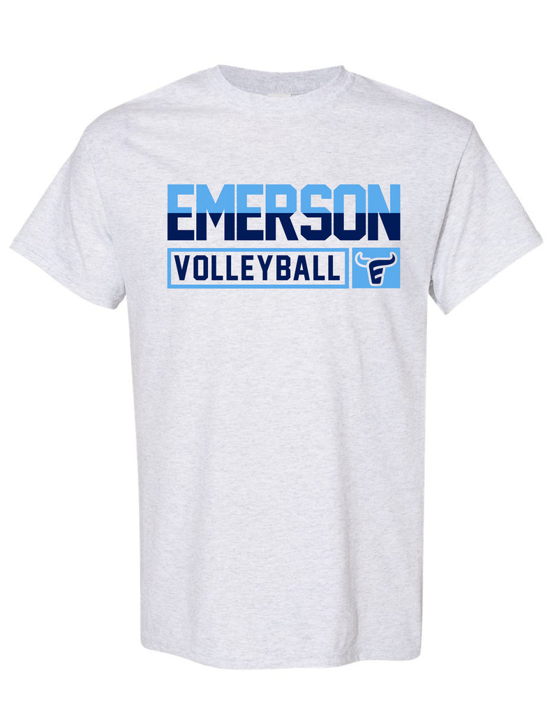 Emerson Volleyball Gildan Short Sleeve T-Shirt Sports Gray
