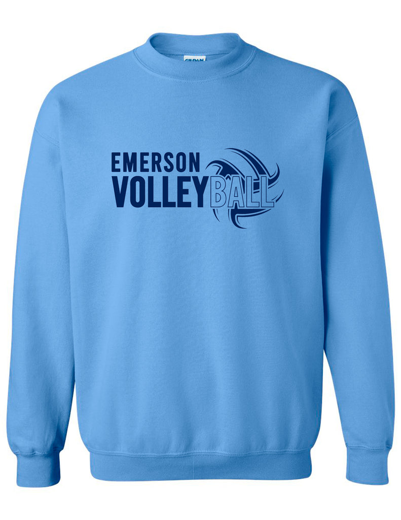 Emerson Volleyball Carolina Simple Design Crewneck Sweatshirt
