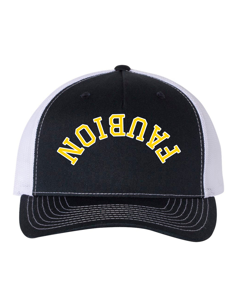 Faubion Cheer Upside Down Richardson 5 Panel Snapback Hat