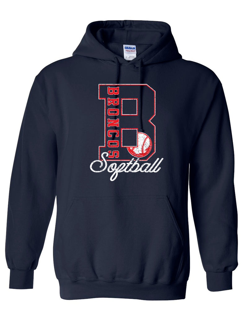 Boyd Softball Navy B Design Hoodie