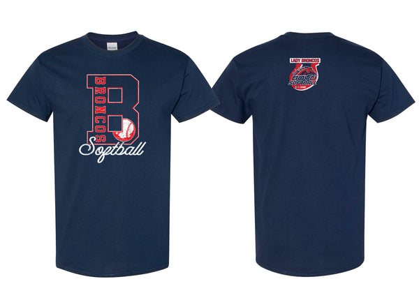 Boyd Softball Navy B Design Tee