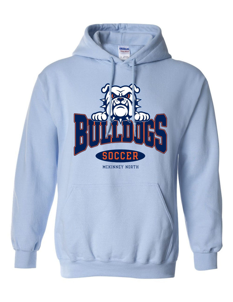McKinney North Soccer Light Blue Bulldogs Hoodie