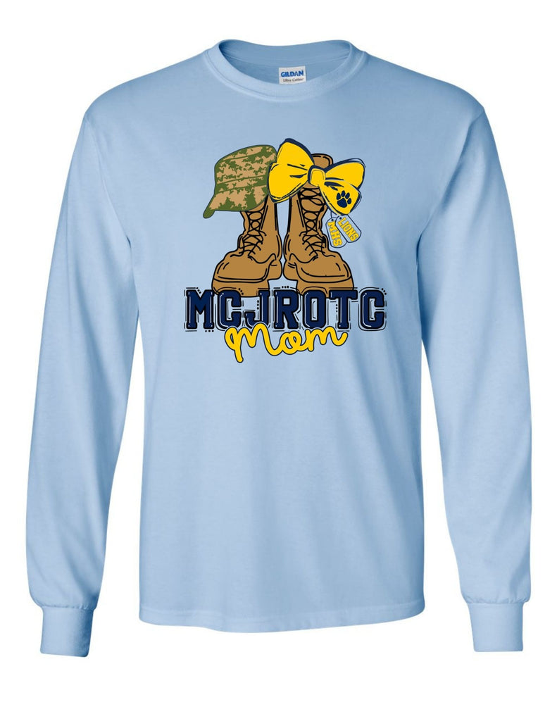 McKinney High JROTC Light Blue Mom Long Sleeve