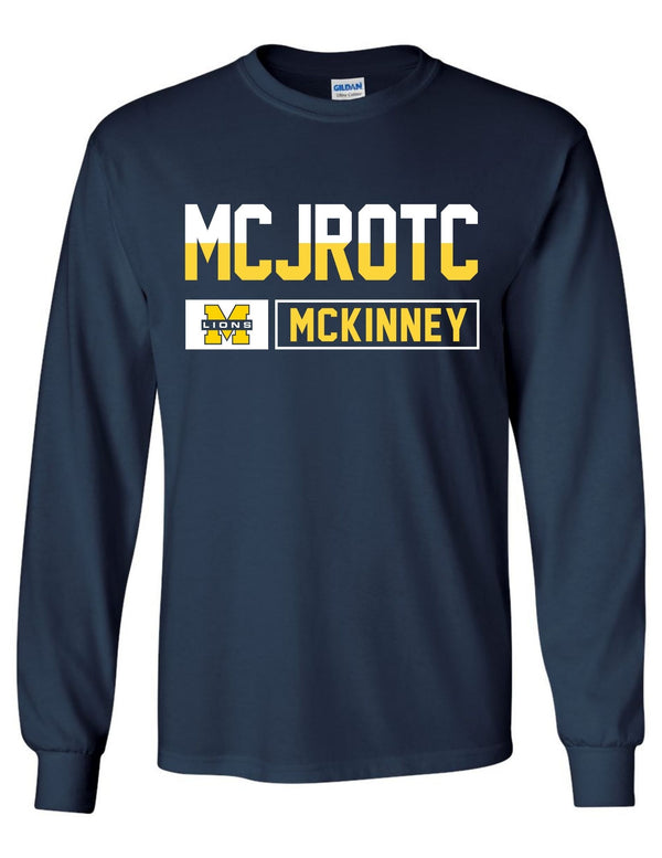 McKinney High JROTC Block Navy Long Sleeve