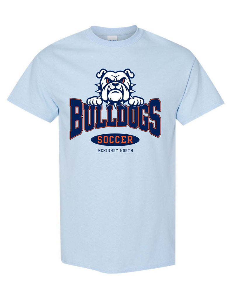 McKinney North Soccer Light Blue Bulldogs T-Shirt