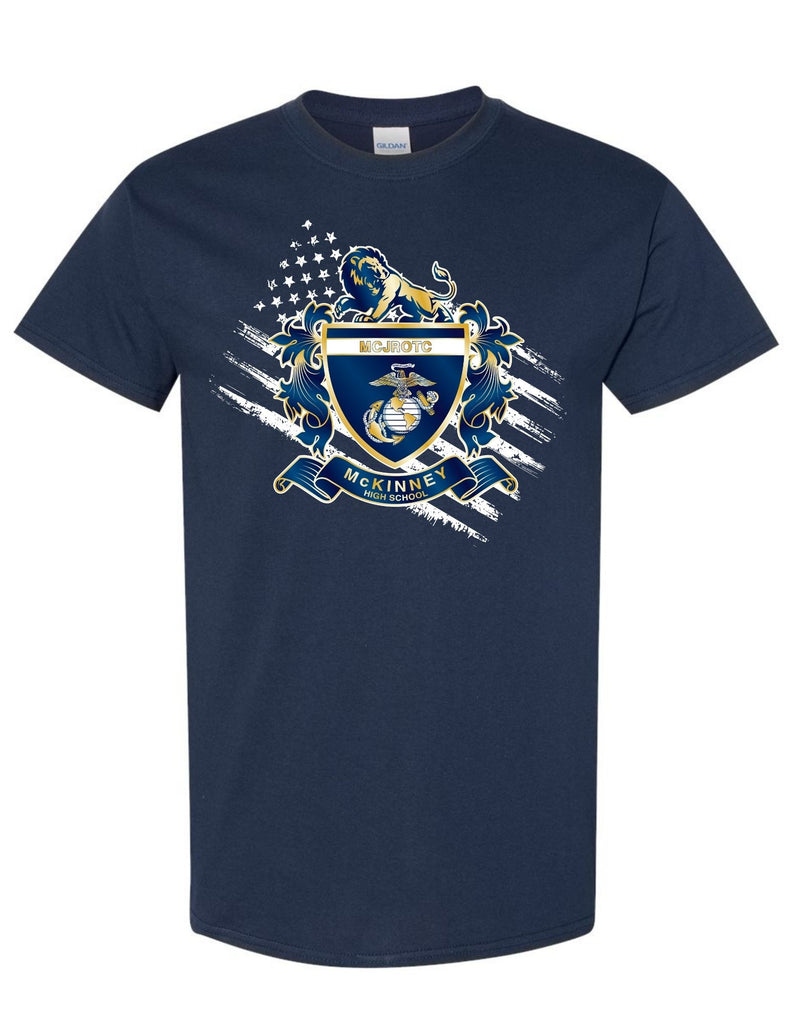 McKinney High JROTC Navy Emblem T-Shirt