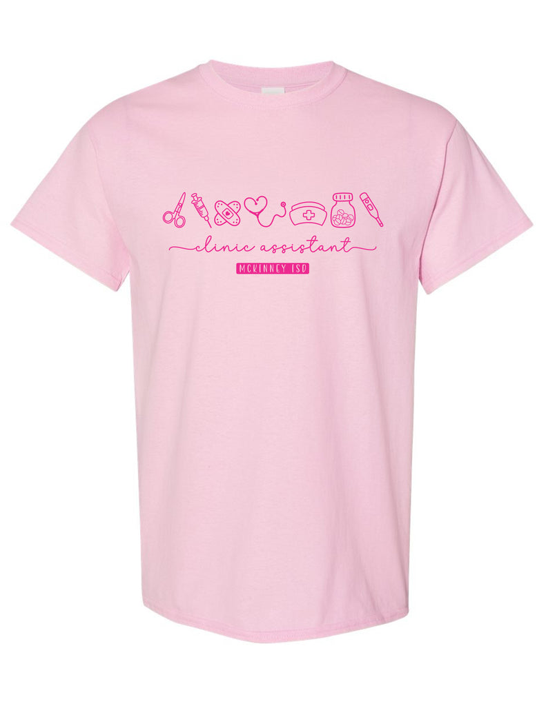 MISD Health Services Pink Clinic Assistant Icon Tee