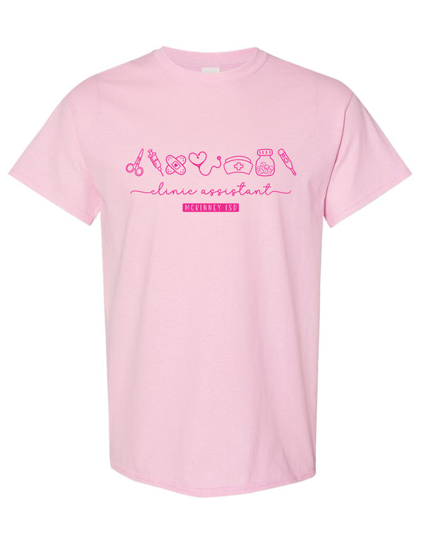 MISD Health Services Pink Clinic Assistant Icon Tee